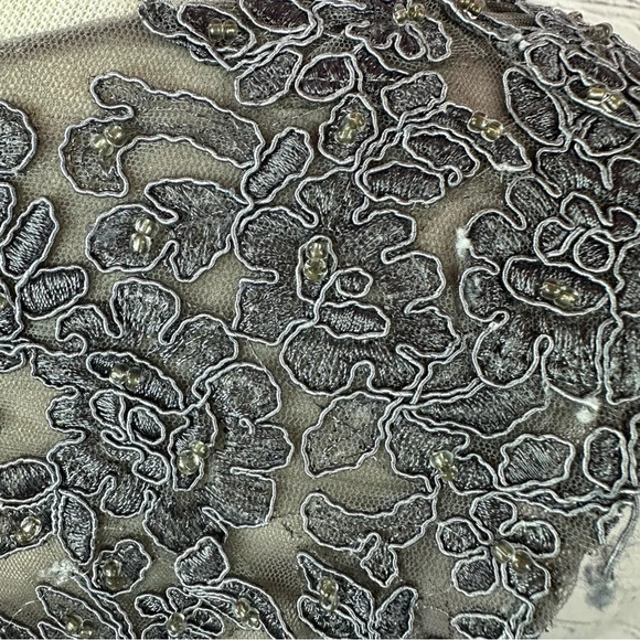 NWT grey homecoming dress juniors short prom dress no size tag tideclothes - Picture 12 of 13